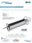 Product Sheet - Chrome Plated Ear Syringe